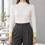 Bryony  - Slim Fit Turtleneck Jumper Layering In Autumn