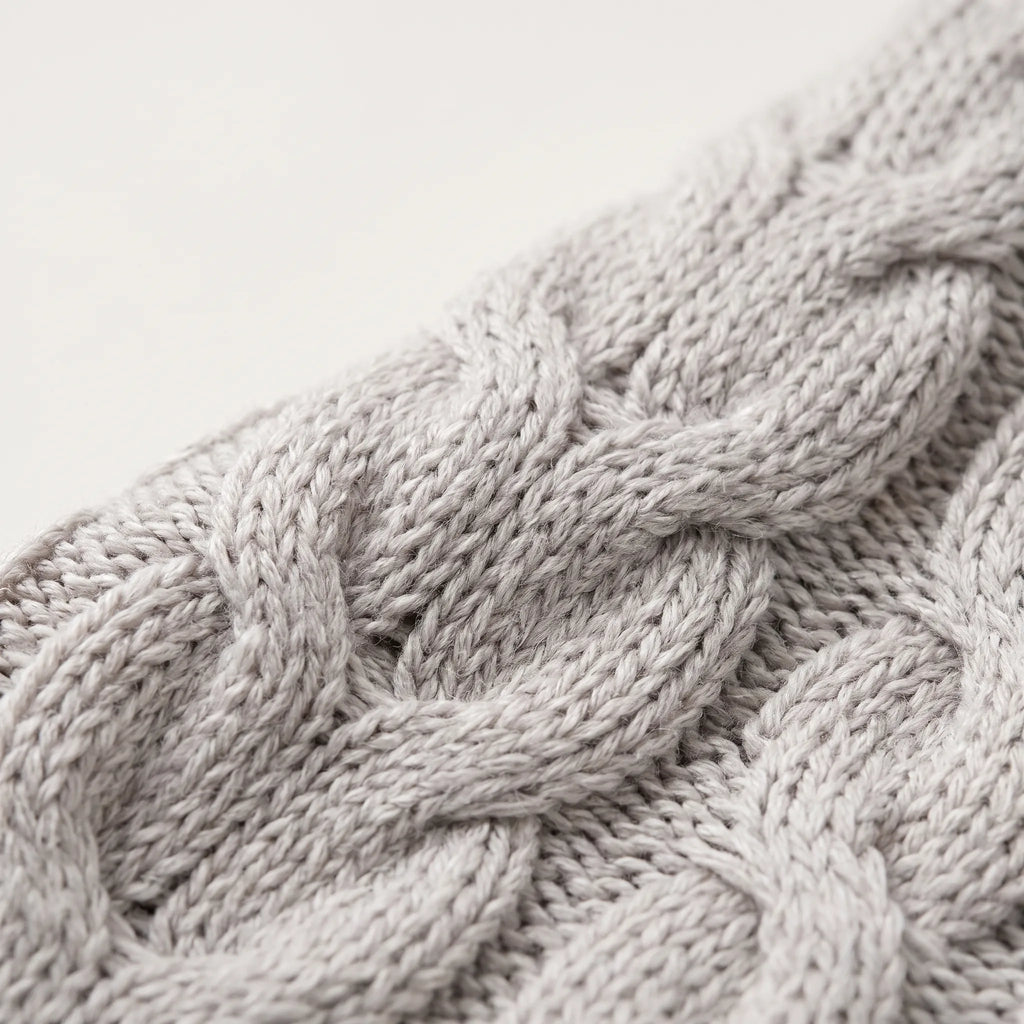 CableKnits  - Cardigan Lungo Lavorato A Trecce Abbigliamento A Strati