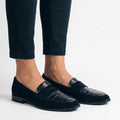 Cadenia  - Croco-Embossed Slip-On Loafers Daily Commuting