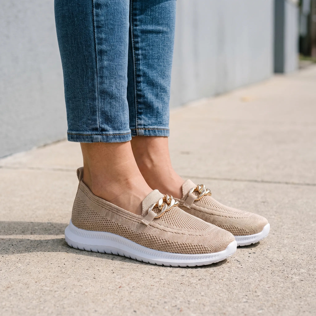 Caelia  - Women's Orthopaedic Slip-On Trainers Daily Walking