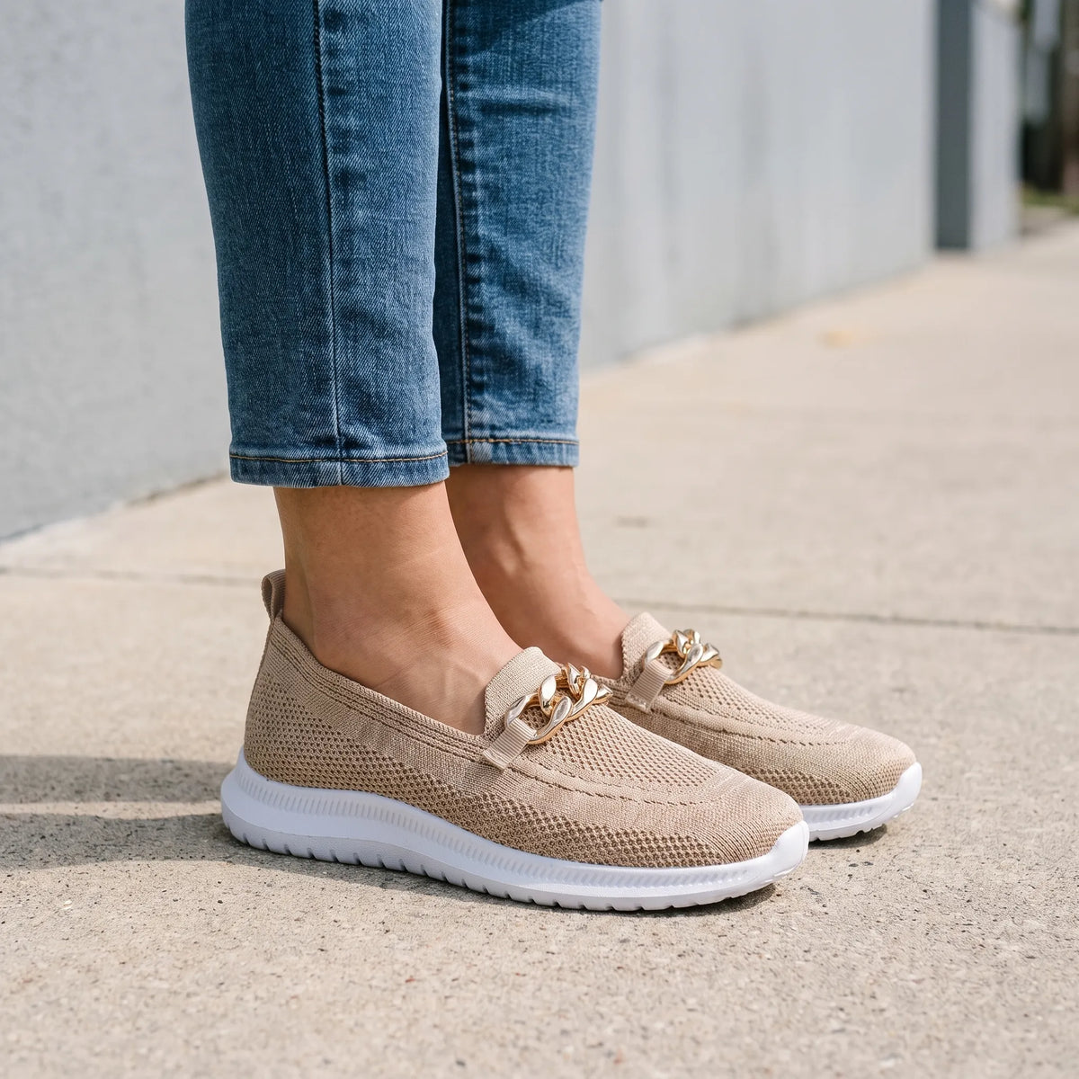 Caelia  - Women's Orthopaedic Slip-On Trainers Daily Walking