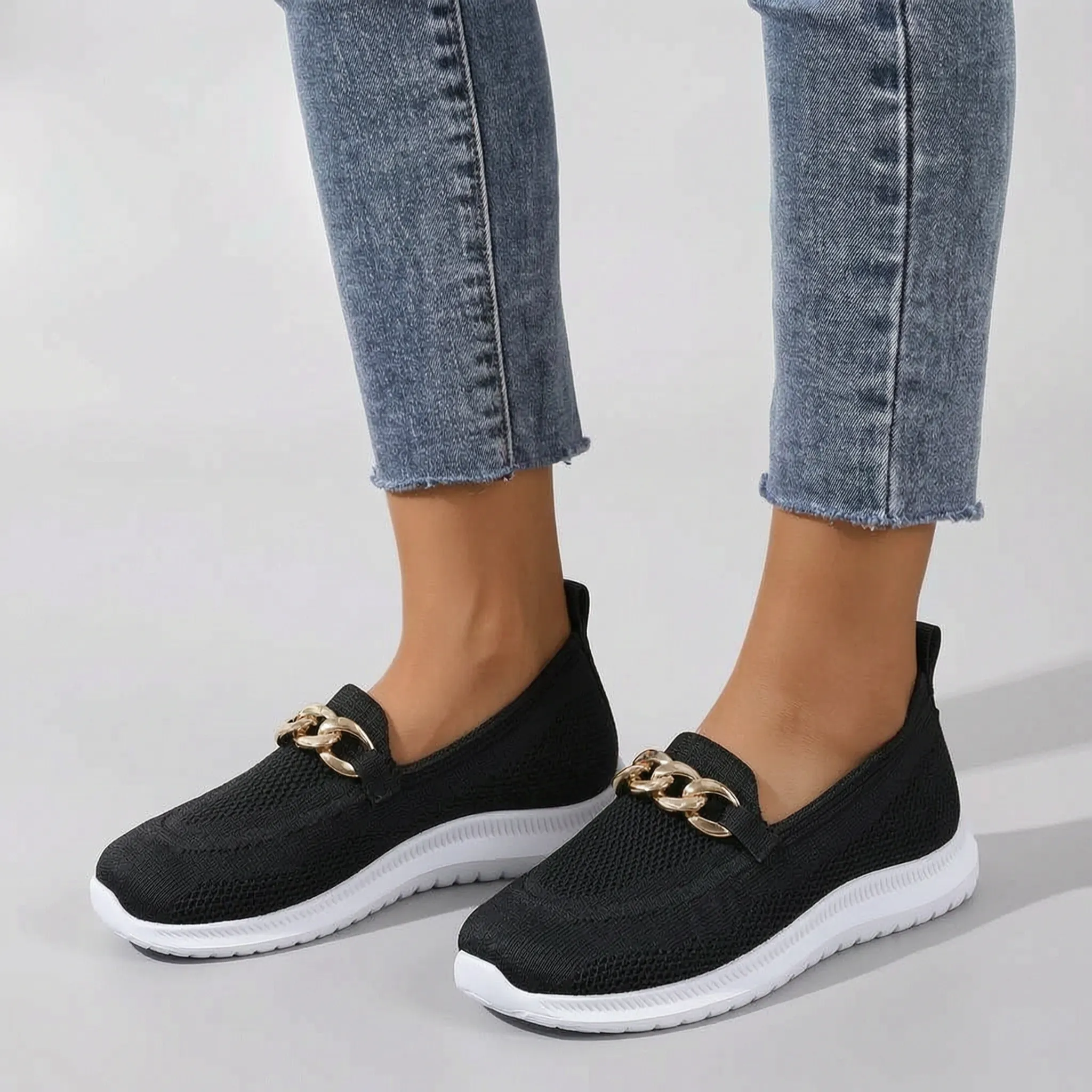 Caelia  - Women's Orthopaedic Slip-On Trainers Daily Walking