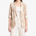 Calisto  - Printed Stretch Blazer Office Styling