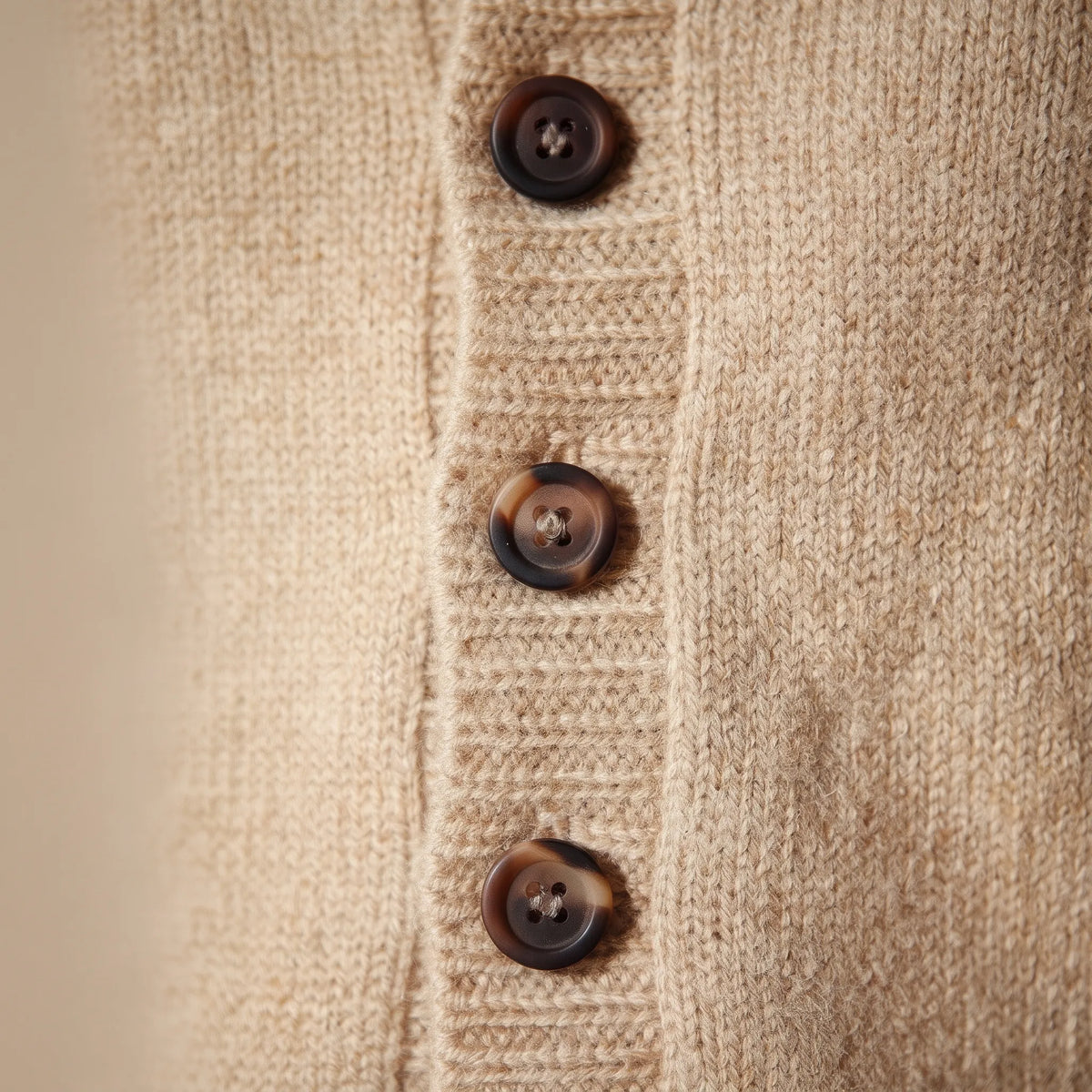 Cardia  - Mock-Neck Fine Knit Women's Cardigan Layering Over Shirts