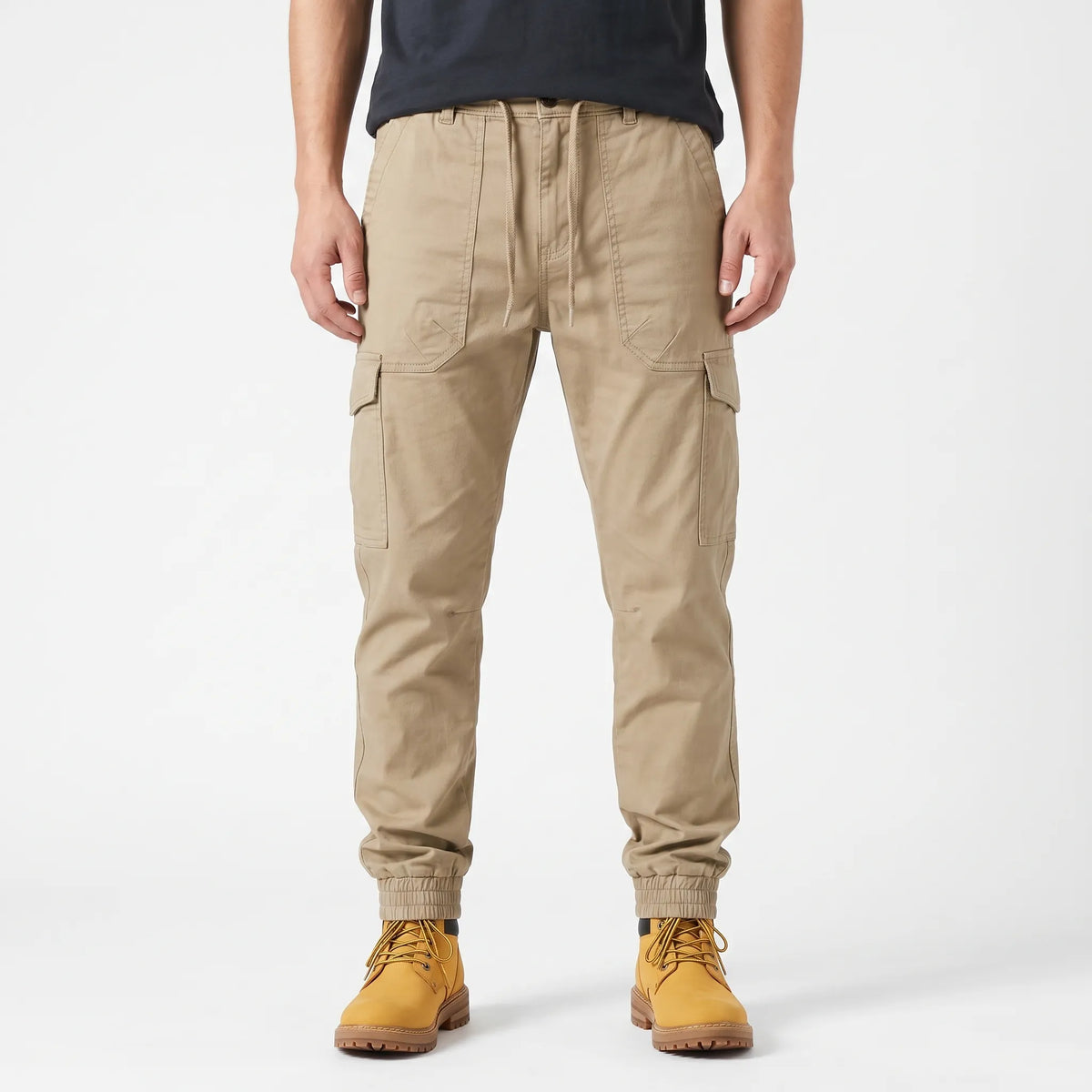 Cargion  - Men's Slim Fit Cargo Trousers Casual Daily Wear