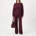 CarmineSet  - Wide Leg Loungewear Set Everyday Lounging