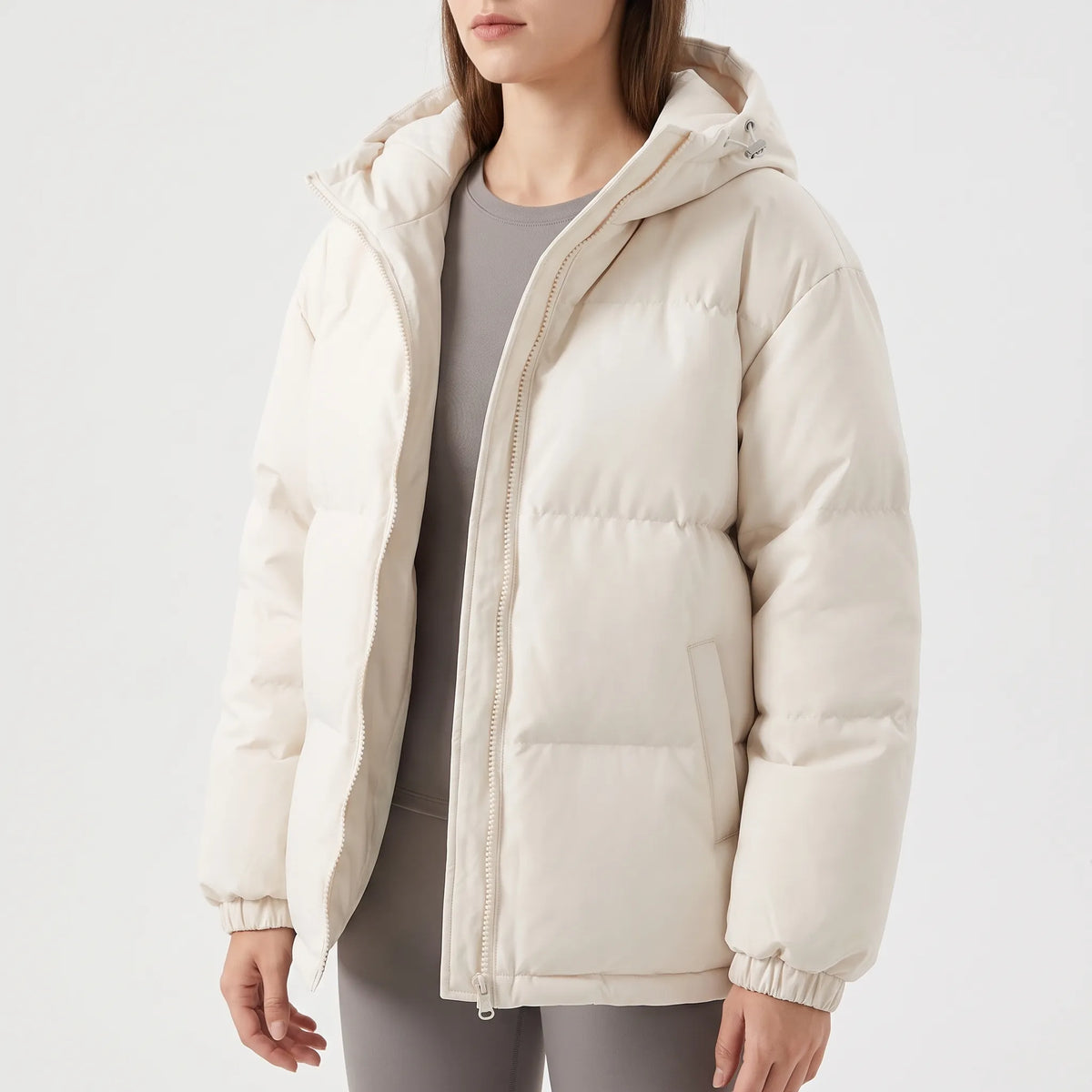 ChillGuard  - Women's Hooded Puffer Jacket Everyday Outerwear