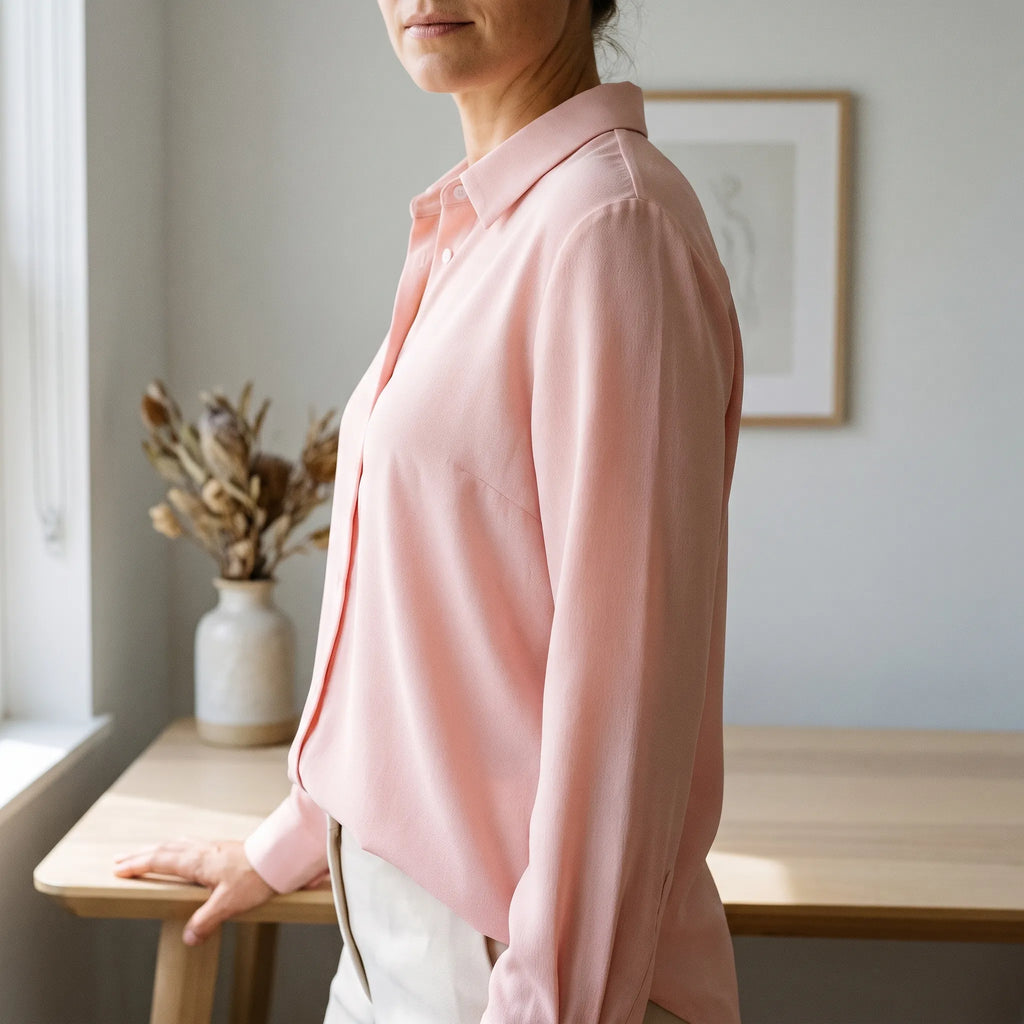 CodaBlouse  - Long Sleeve Button Up Blouse Office Wear