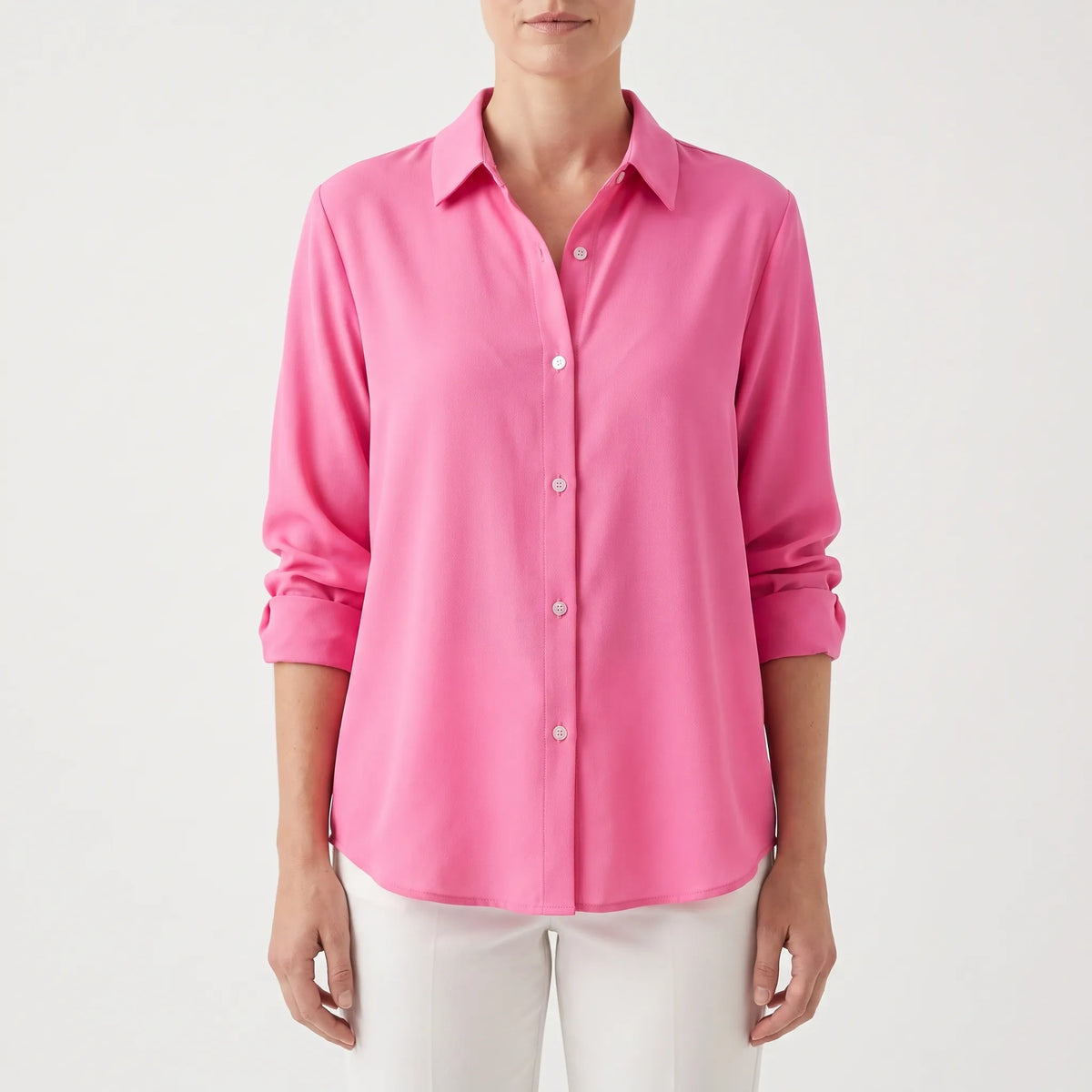 CodaBlouse  - Long Sleeve Button Up Blouse Office Wear