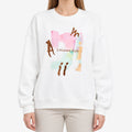 Comfia  - Loose-Fit Drop-Shoulder Sweatshirt Casual Weekend Wear