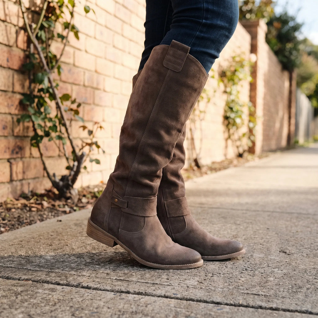 ComfyWalk  - Slouchy Knee-High Orthopaedic Boots Daily Walking