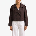 CropTrench  - Cropped Trench Coat Layering For Spring