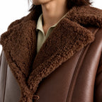 Cumbrian  - Long Sheepskin Coat Cold Weather Styling