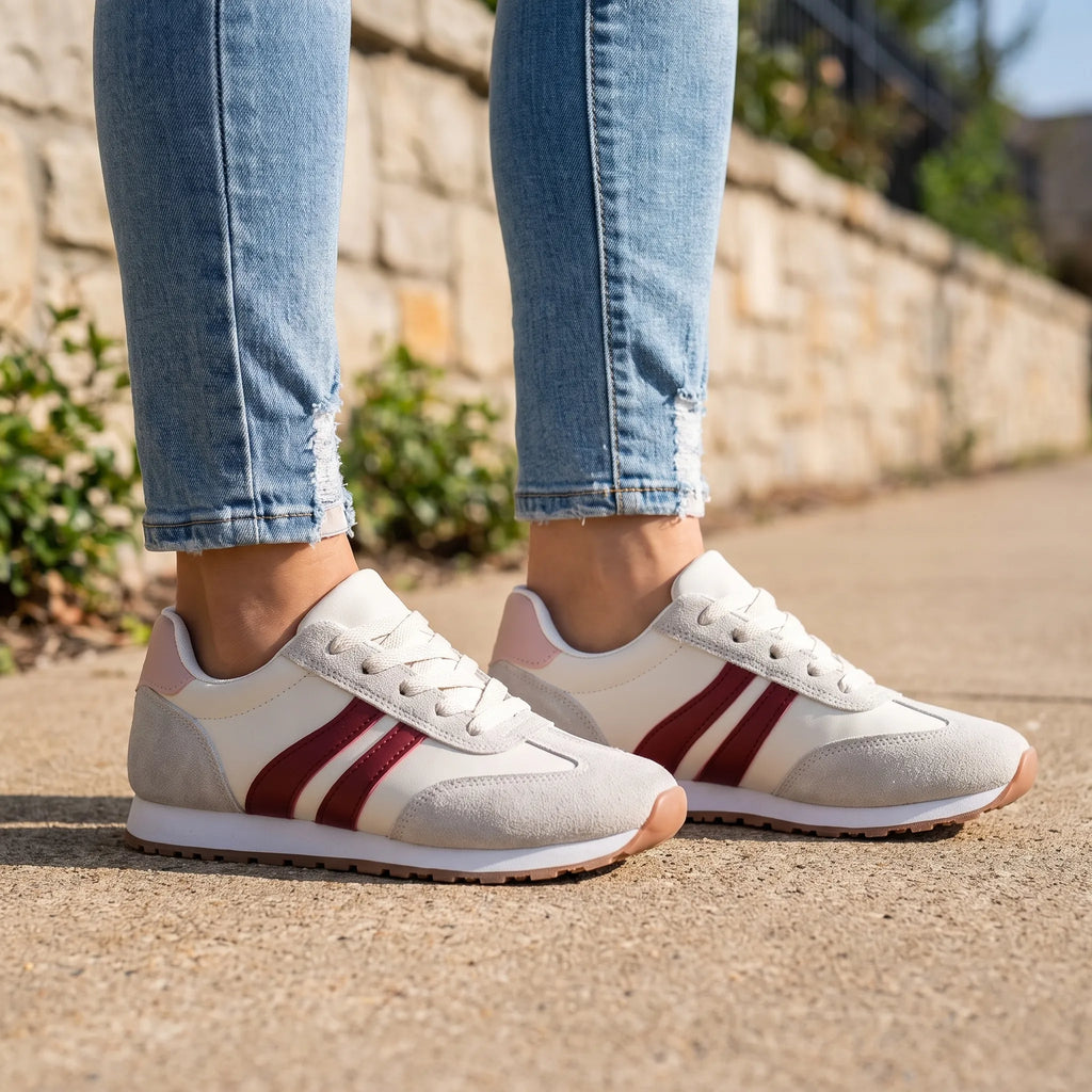 Cusiona  - Women's Lace-Up Orthopaedic Trainers Daily Commutes