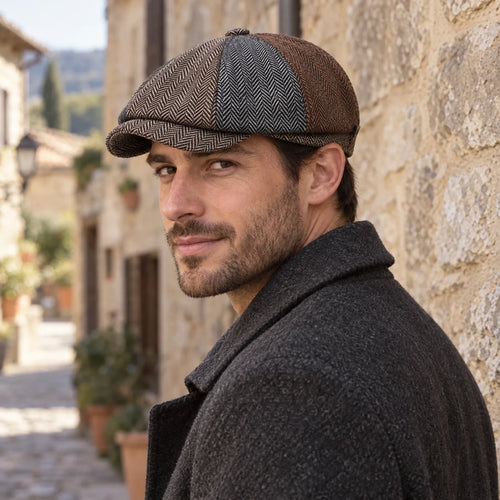 Daxby  - Vintage-Inspired Men's Flat Cap Completing Everyday Outfits
