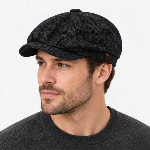 Daxby  - Vintage-Inspired Men's Flat Cap Completing Everyday Outfits