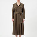 DenhamDress  - Long Belted Shirt Dress Office Wear