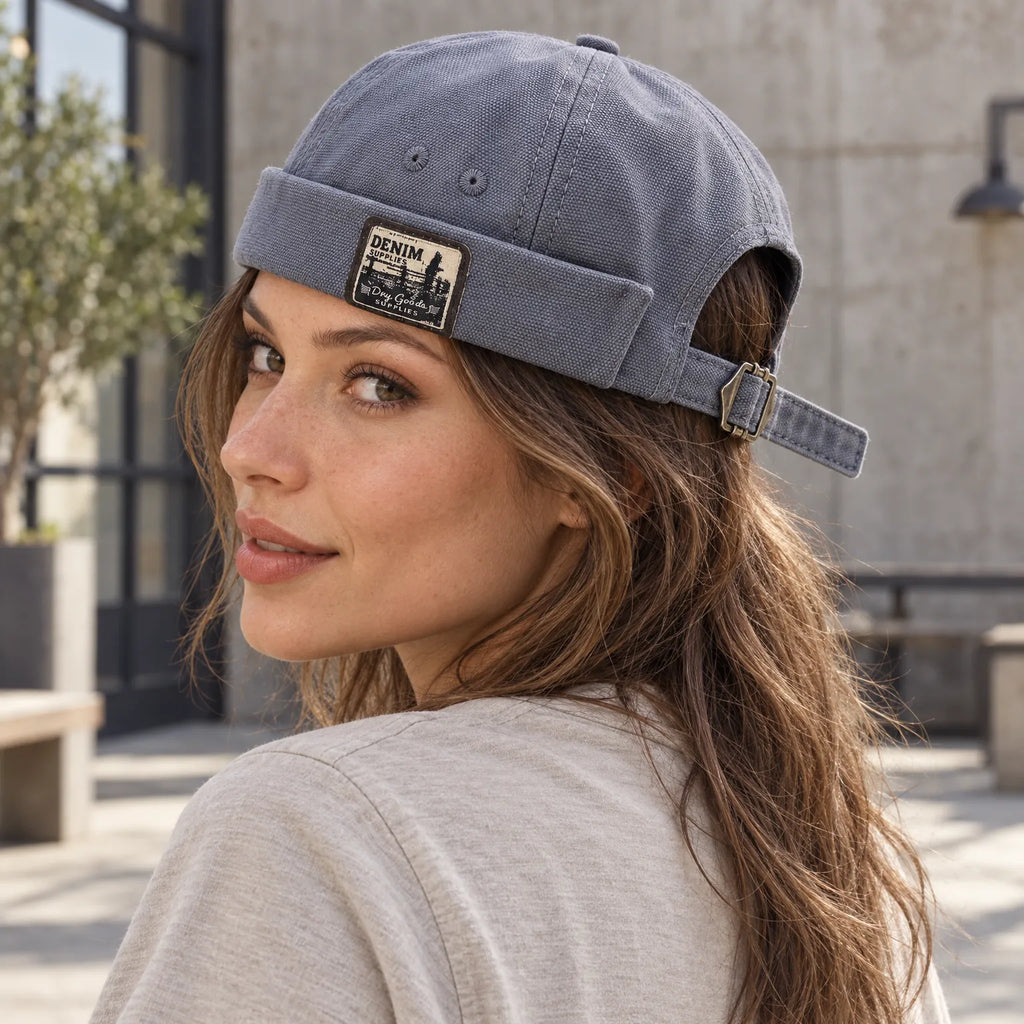 Docklyn  - Vintage Docker Cap Adding Vintage Style
