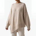DrapeKnit  - Oversized Asymmetrical Knitted Jumper Casual Days