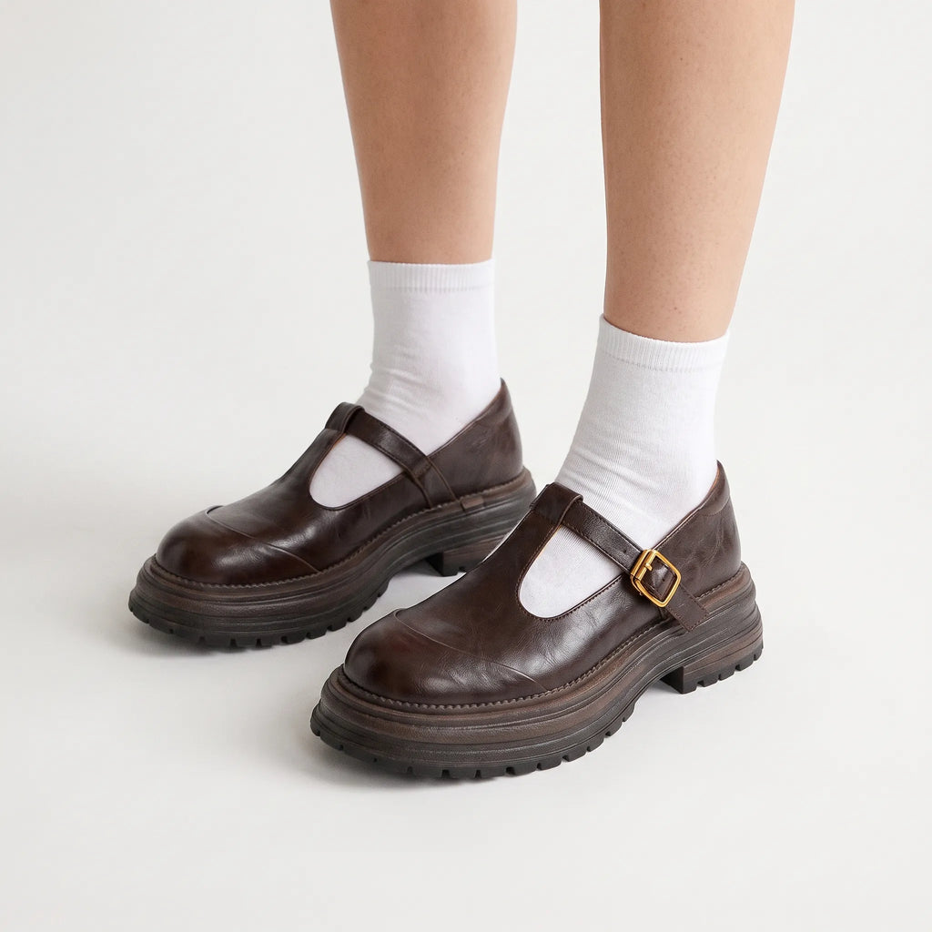 Farissa  - Flat T-Bar Shoes Daily Wear