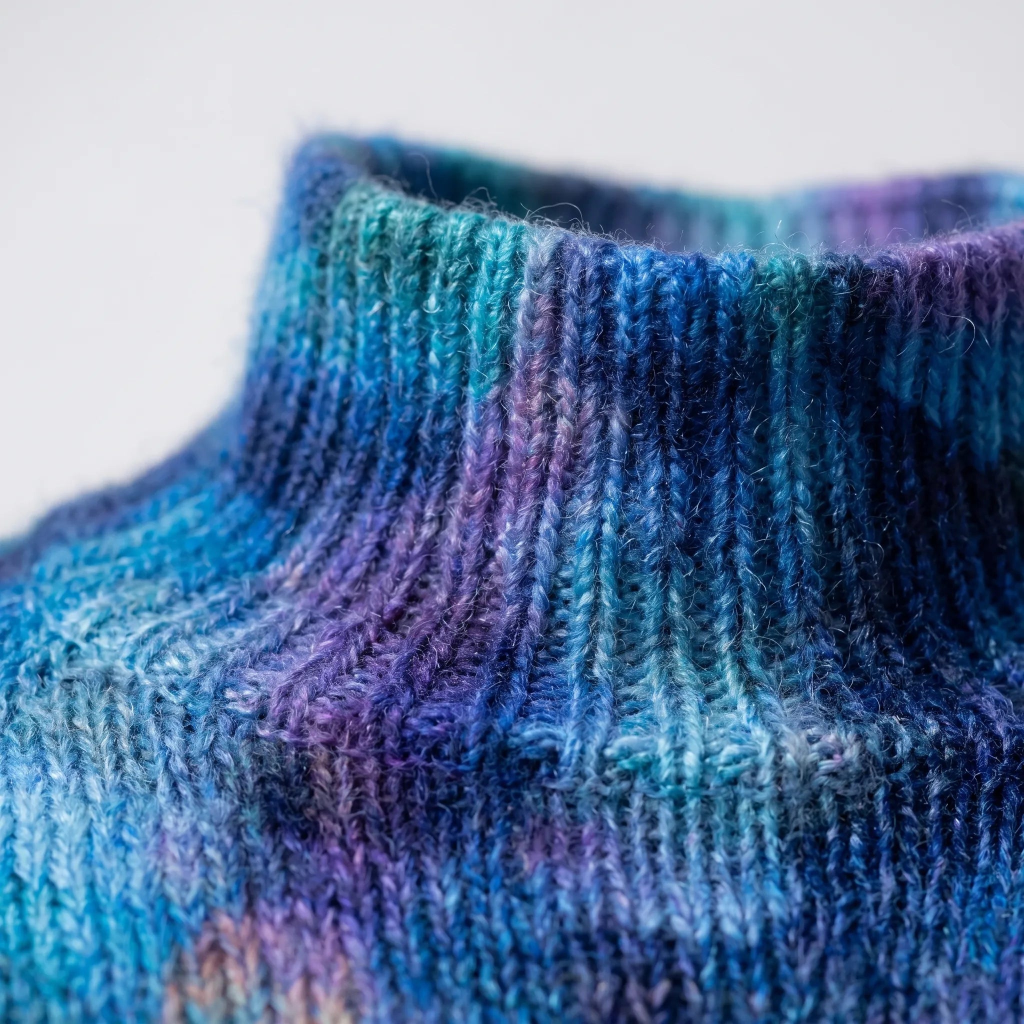 FaunaKnit  - Turtleneck Long Jumper With Nature Motif Cool Weather Layering