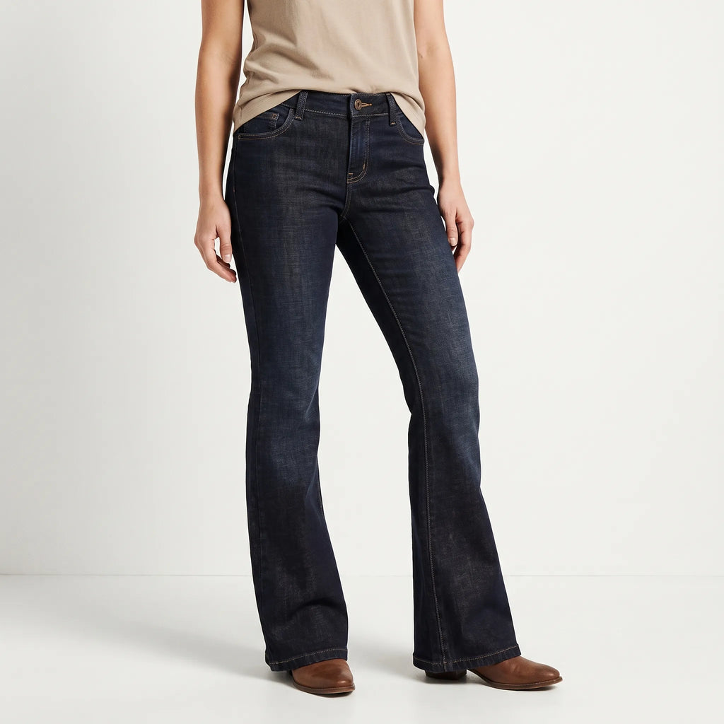 Flaryon  - Womens Flared Jeans Casual Daywear