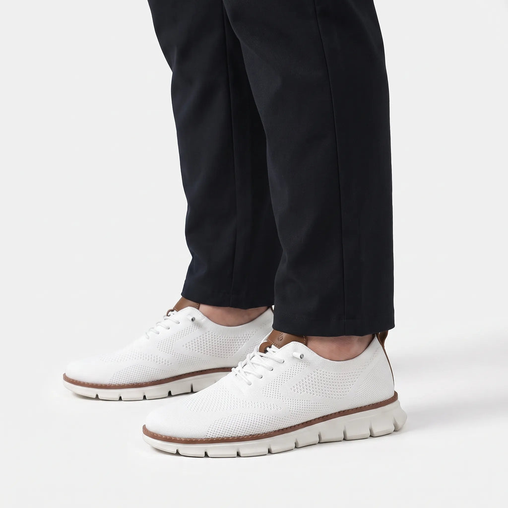 FlexStride  - Men's White Casual Trainers Daily Walking