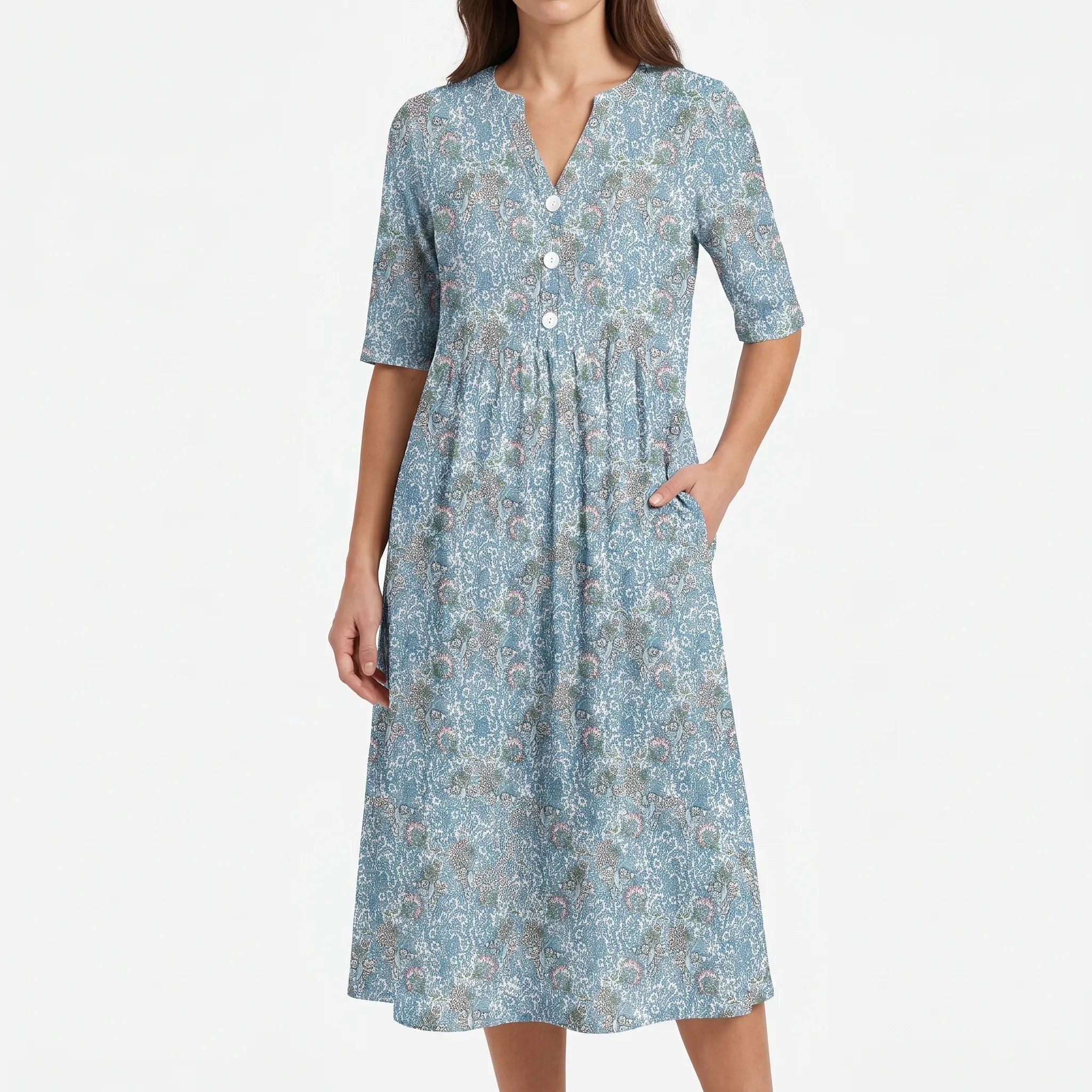 Floramidi  - Floral Midi Dress Garden Parties