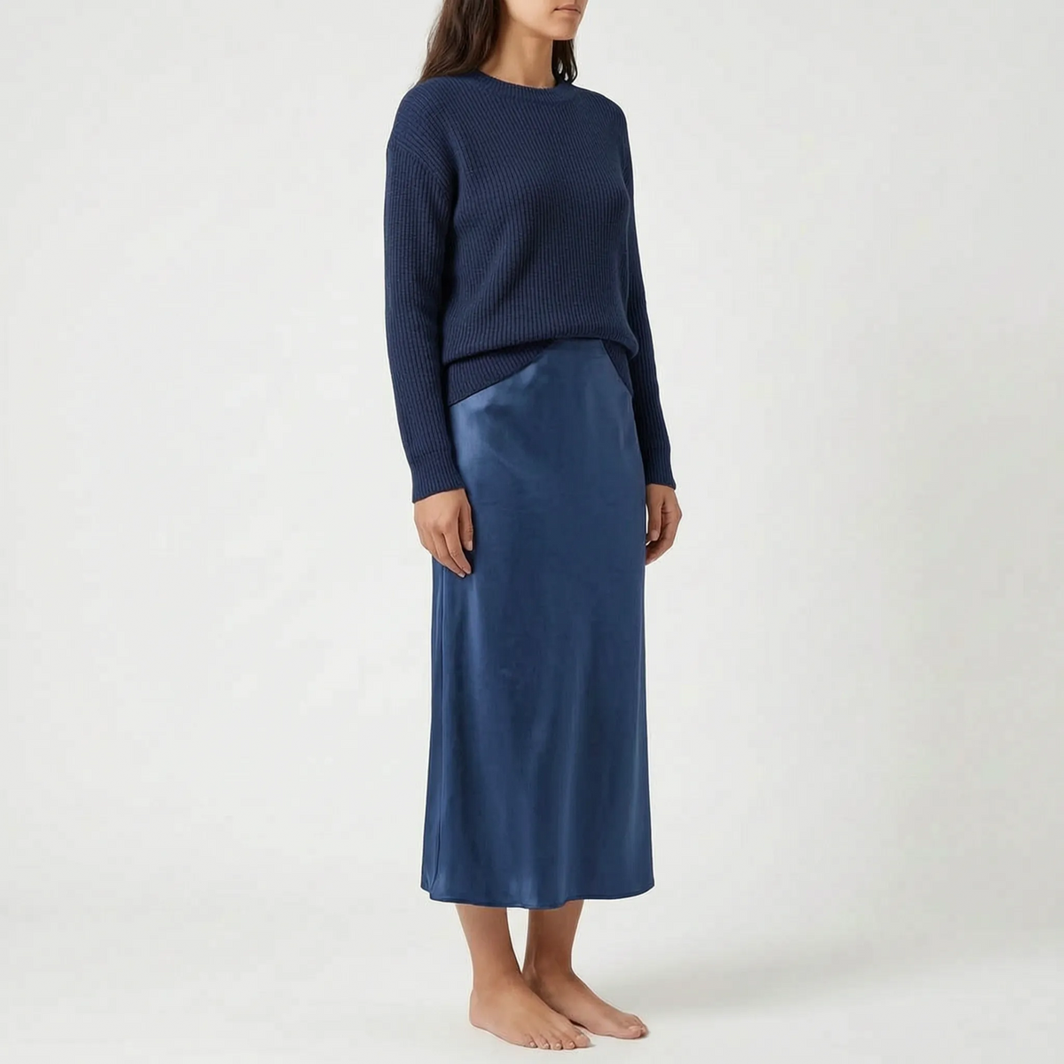 Flowara  - Long-Sleeve V-Neck Co Ord Set Evening Social Events