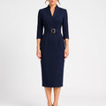 FormaDress  - Long Sleeve Midi Dress Office Wear