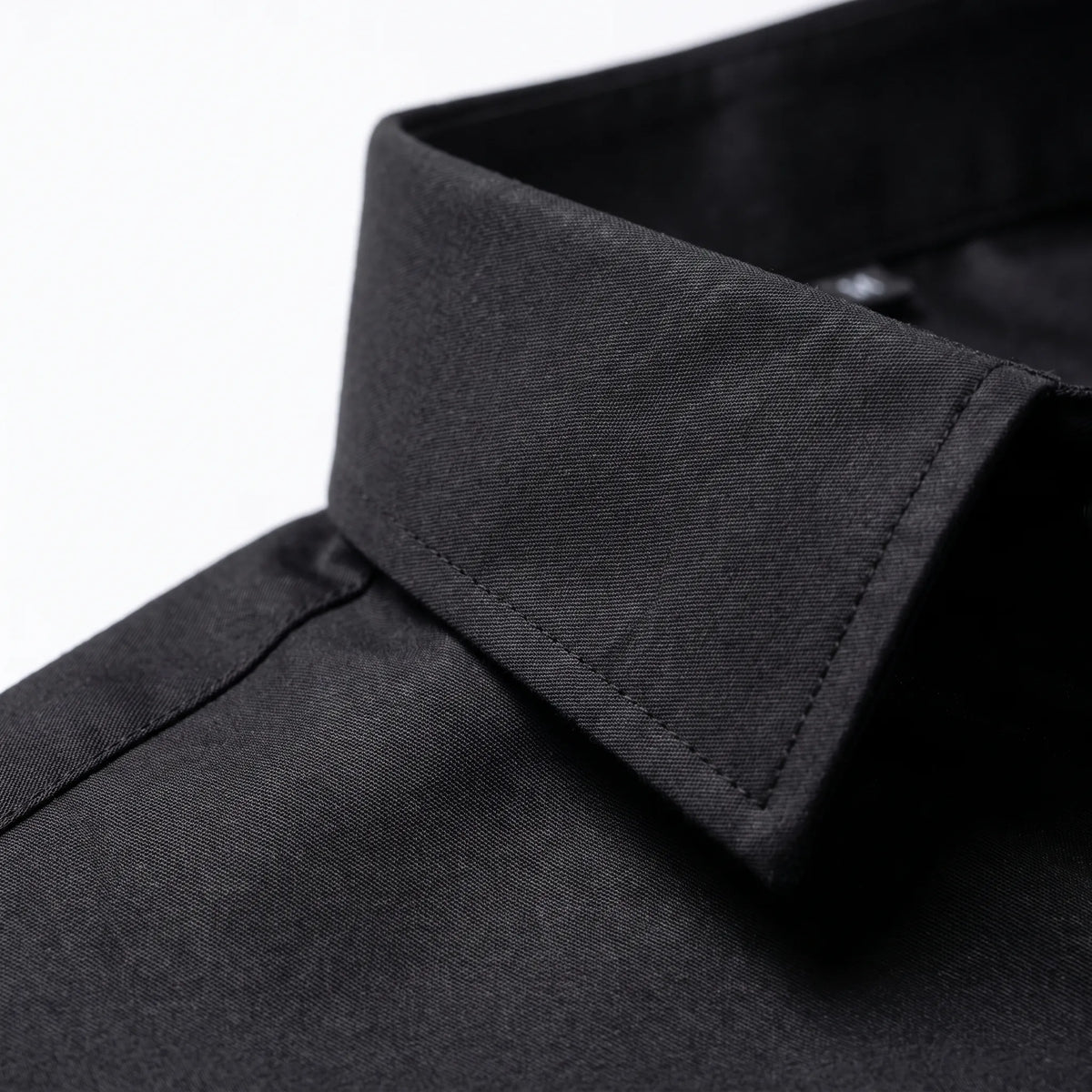 Formahem  - Long-Sleeve Collared Mens White Shirt Office Environment Wear