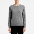 Garlyn  - Fine-Gauge Crew Neck Jumper Layering Under Coats