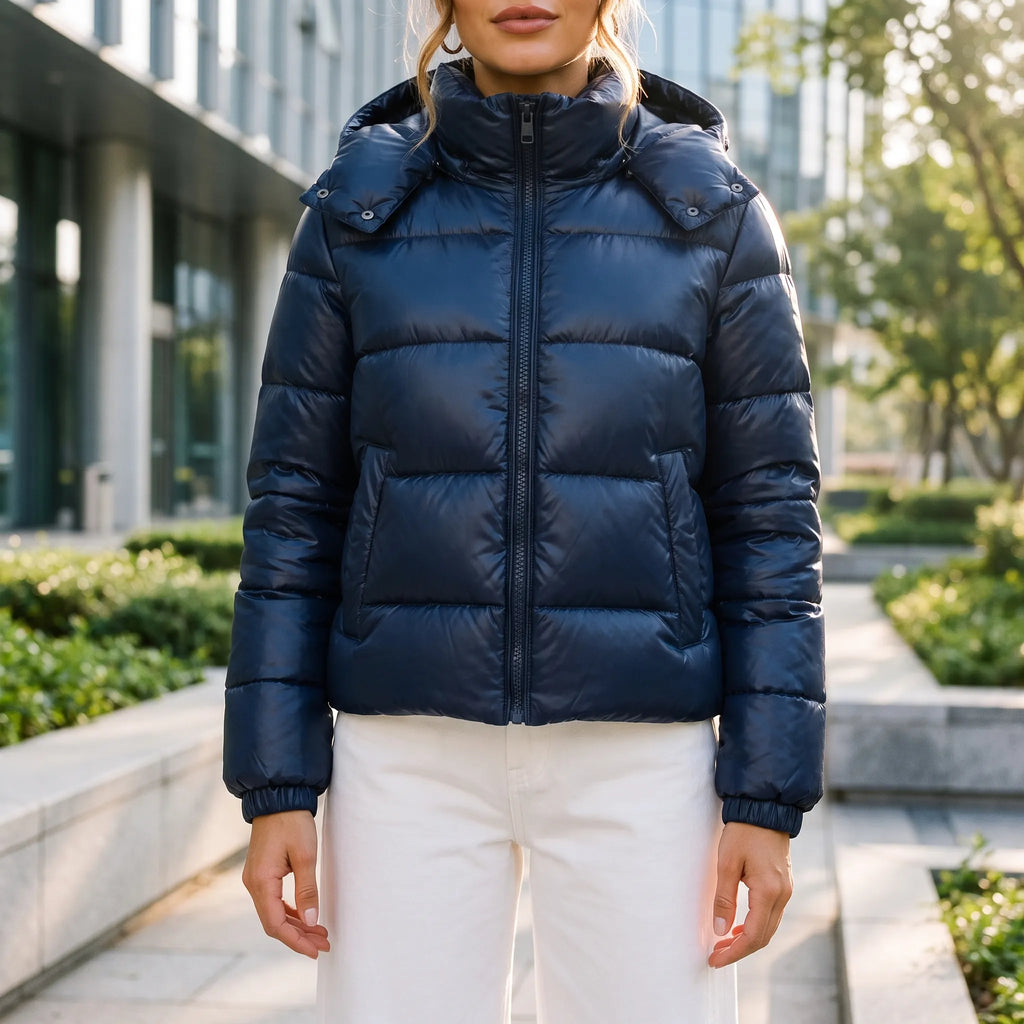 GlossPuff  - Hooded Puffer Jacket Daily Commutes