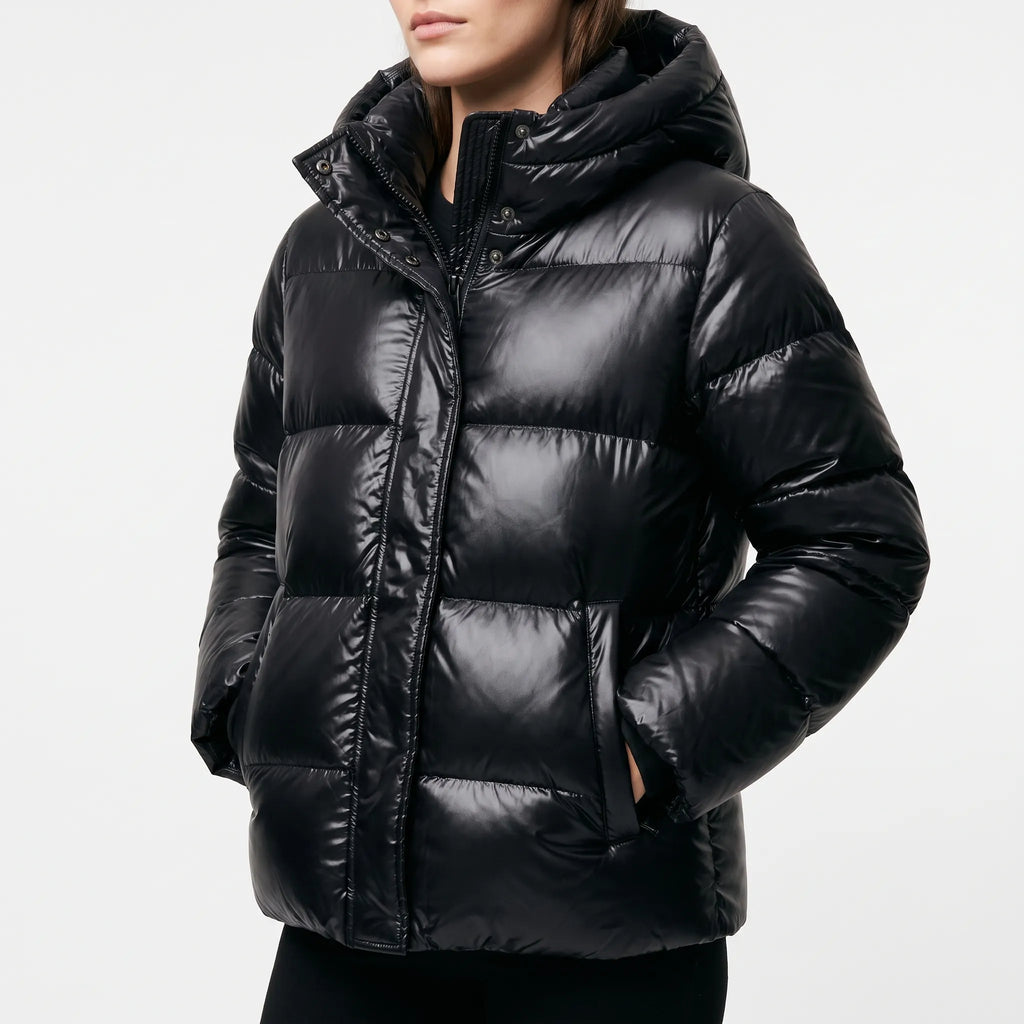 GlossPuff  - Hooded Puffer Jacket Daily Commutes