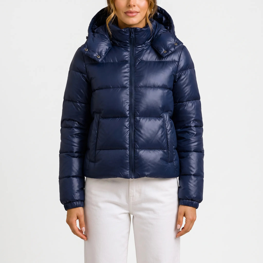 GlossPuff  - Hooded Puffer Jacket Daily Commutes