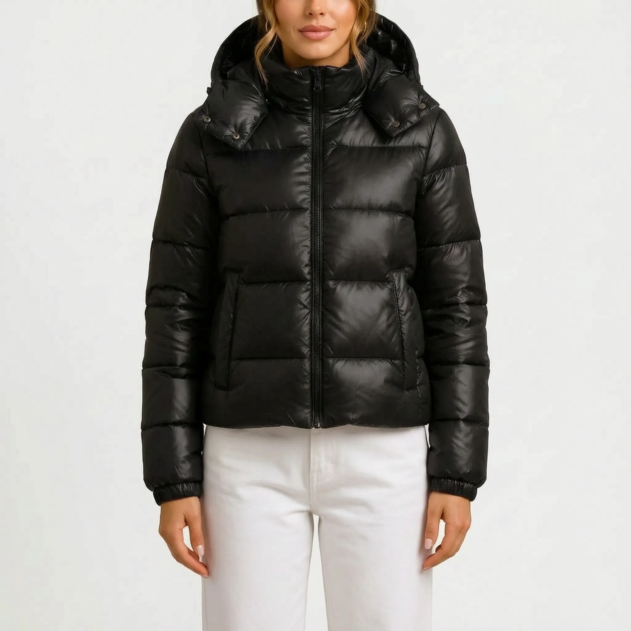GlossPuff  - Hooded Puffer Jacket Daily Commutes