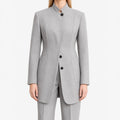 Gresley  - Slim Fit Tailored Coat Layering Over Office Attire