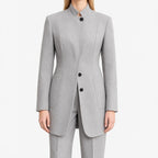 Gresley  - Slim Fit Tailored Coat Layering Over Office Attire