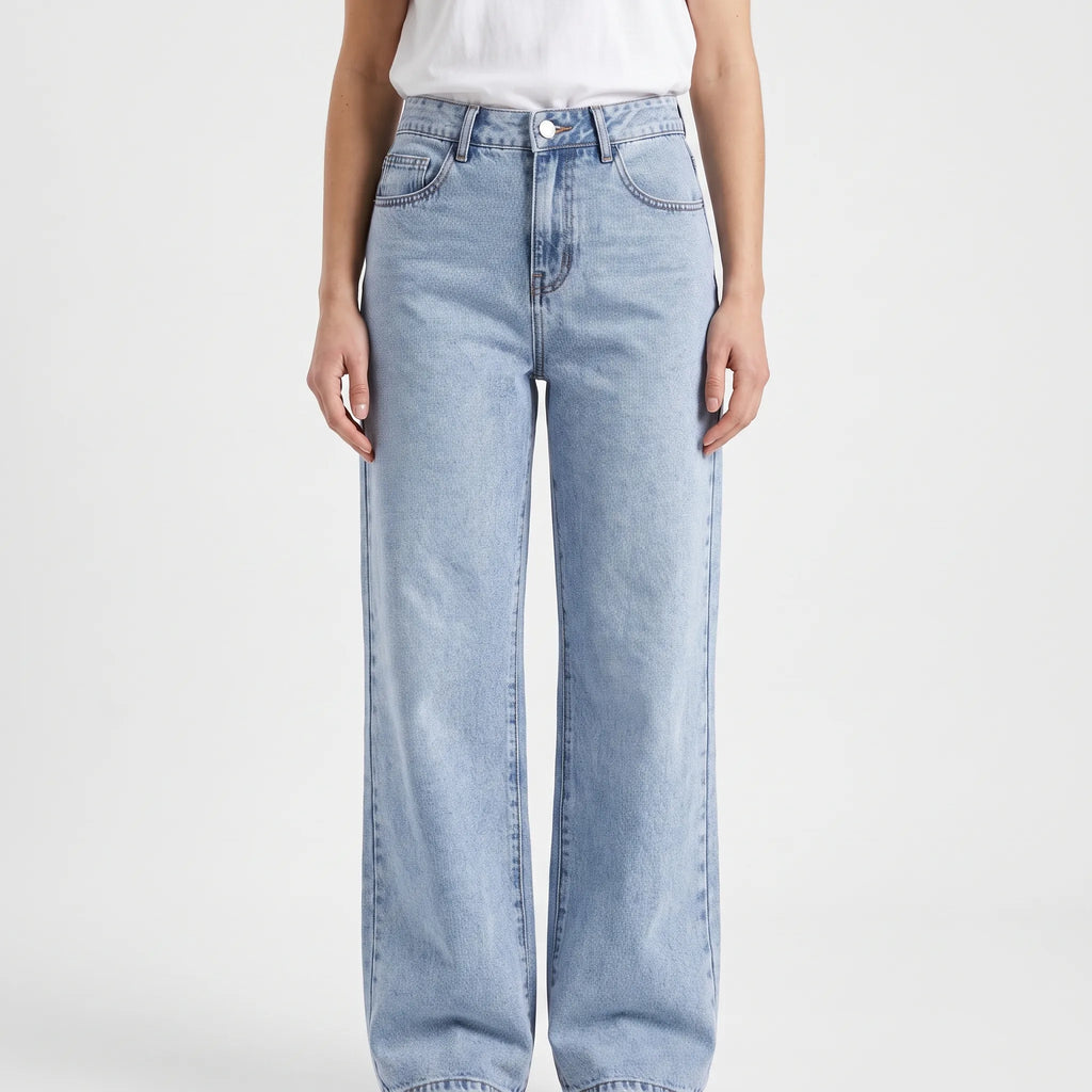 Harlbury  - High Waisted Wide Leg Jeans Daily Wear