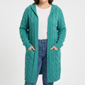 Hoodlyn  - Women's Hooded Longline Cardigan Casual Daytime Layering