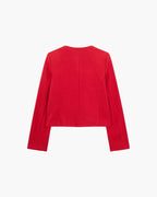 Structured modern blazer with a tailored silhouette
