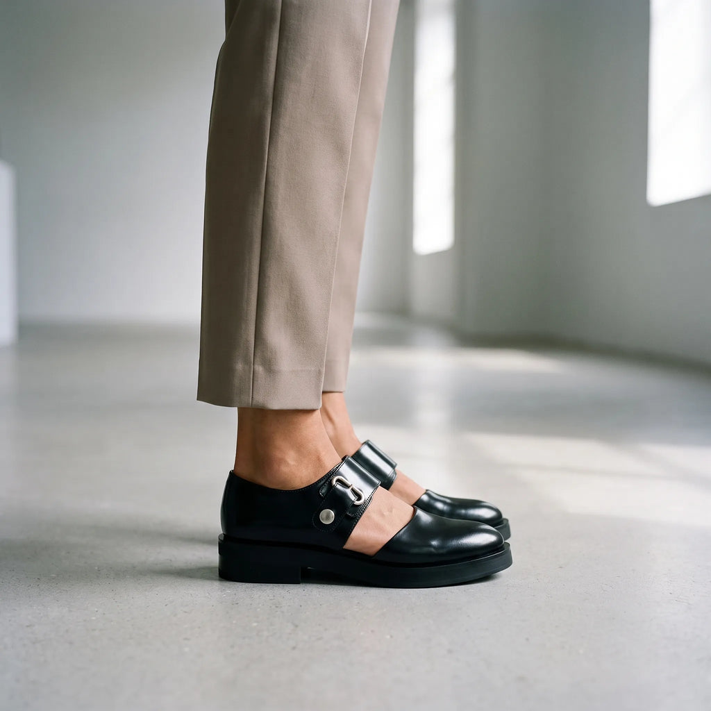 JaneWalk  - Wide-Strap Mary Jane Shoes Daily Walking