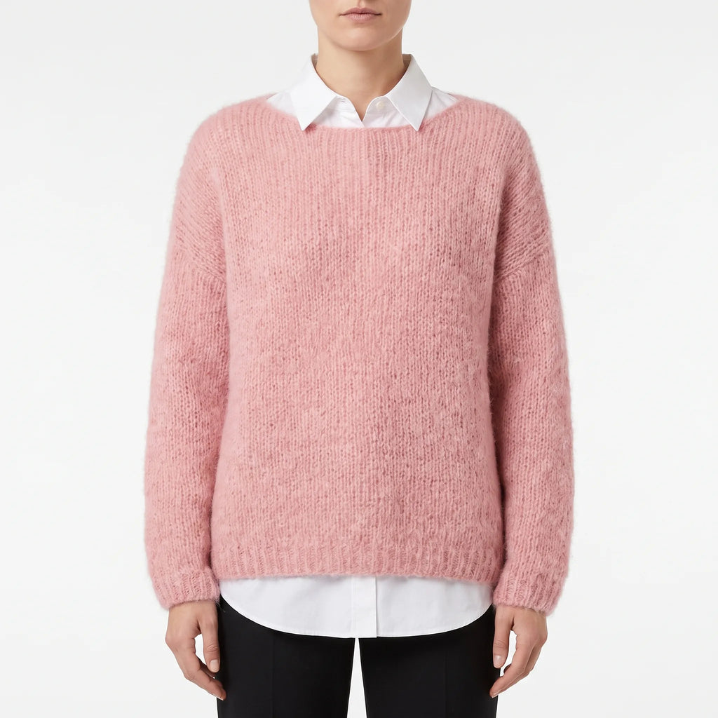 Jozelyn  - Loose Fit Knitted Jumper Layering Over Blouses