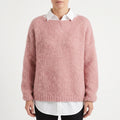 Jozelyn  - Loose Fit Knitted Jumper Layering Over Blouses
