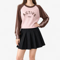 Kinsbrook  - Contrast Raglan Sleeve Jumper Casual Layering