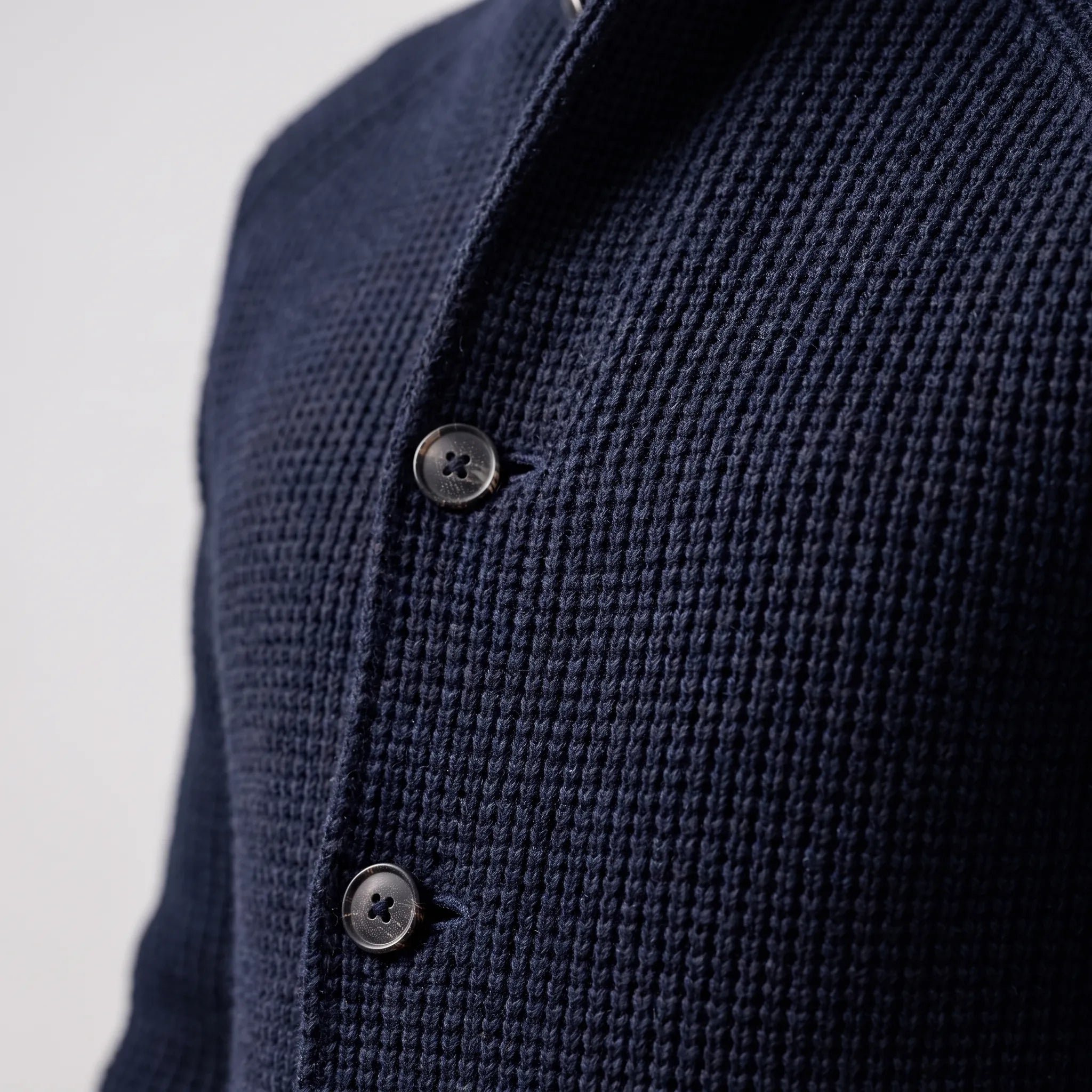 KnitJacket  - Men's Tailored Knit Cardigan Office Wear