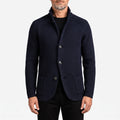 KnitJacket  - Men's Tailored Knit Cardigan Office Wear