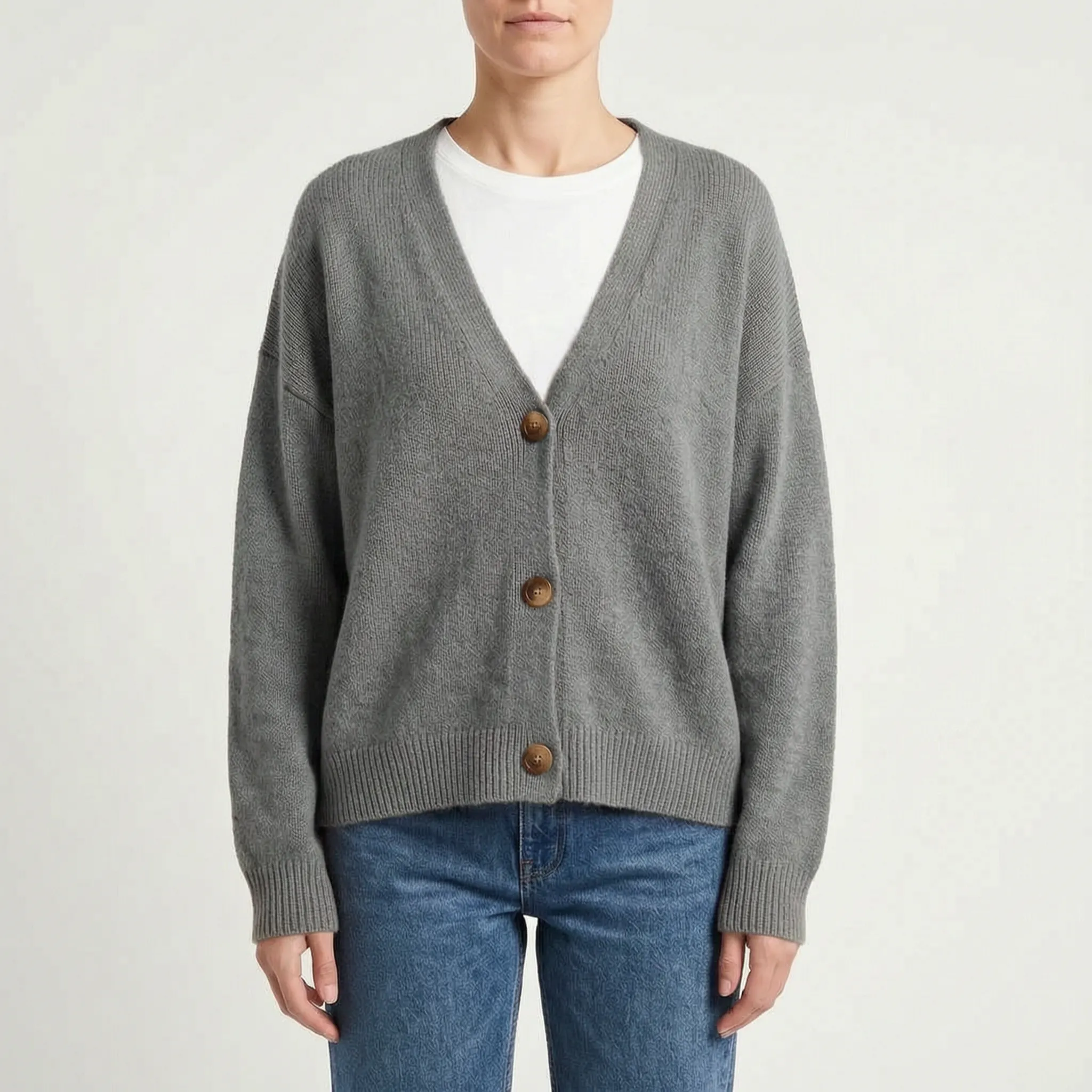 KnitVee  - Women's Knitted Cardigan Layering Over Tops