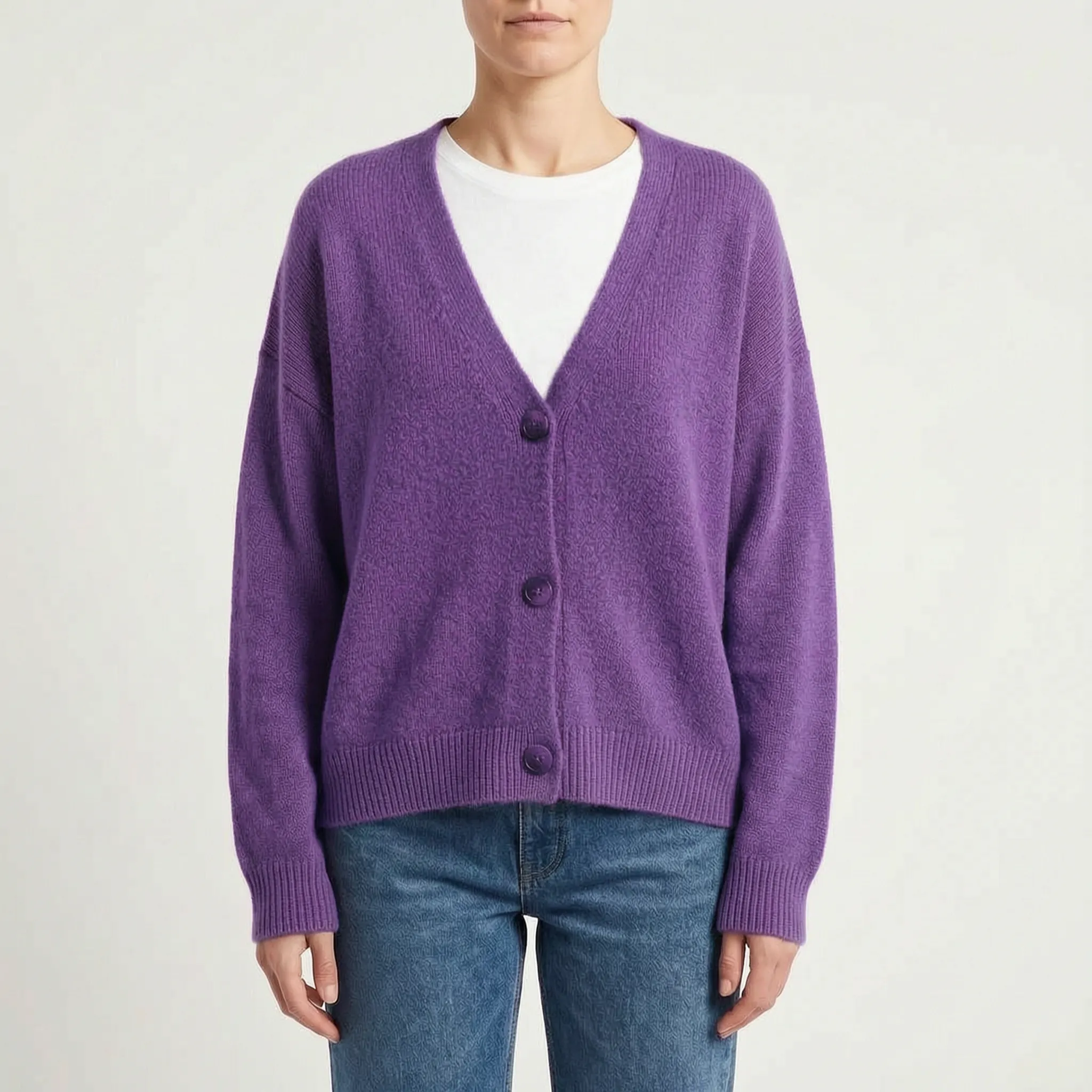 KnitVee  - Women's Knitted Cardigan Layering Over Tops