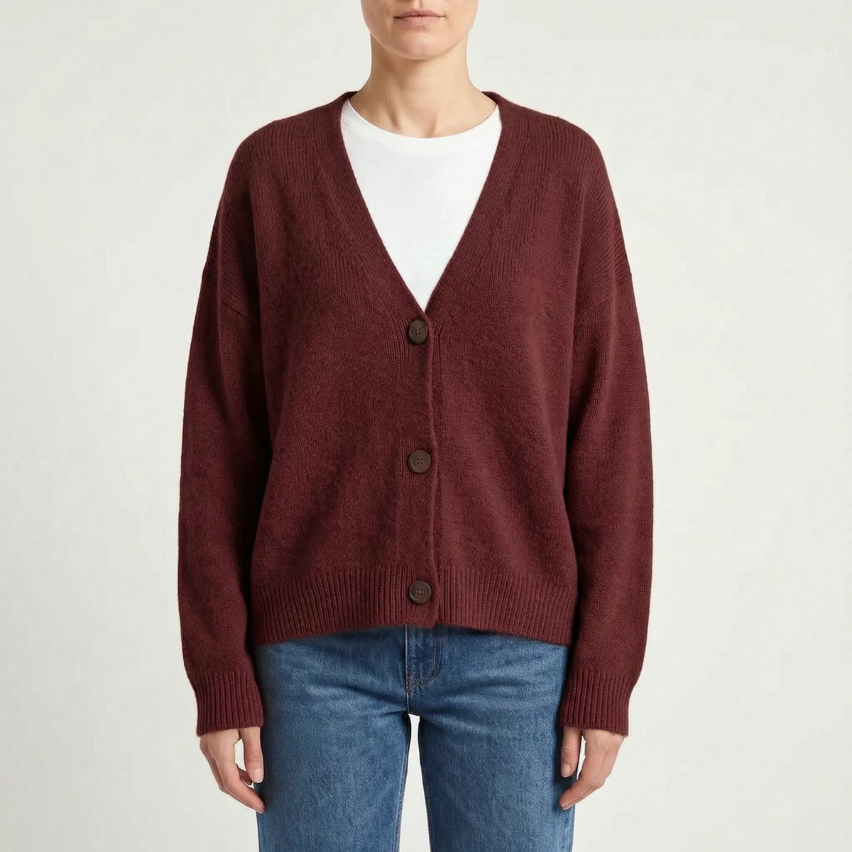 KnitVee  - Women's Knitted Cardigan Layering Over Tops